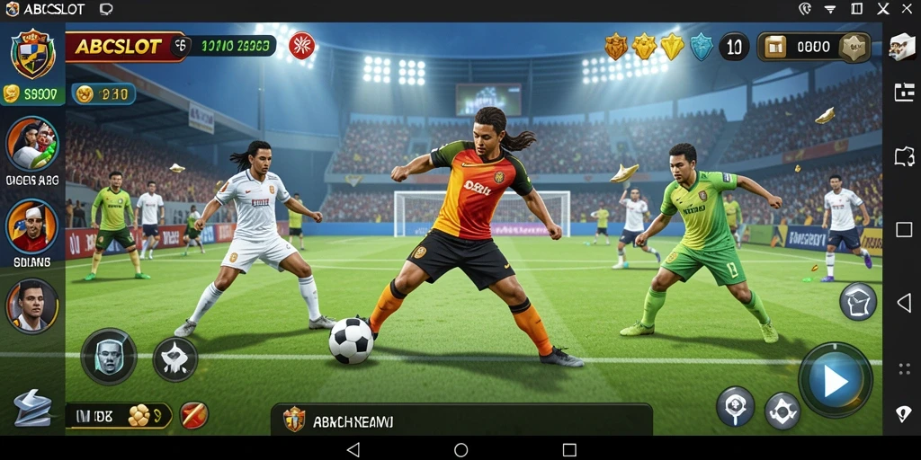 Tampilan dinamis gameplay ABCSLOT dengan berbagai olahraga.