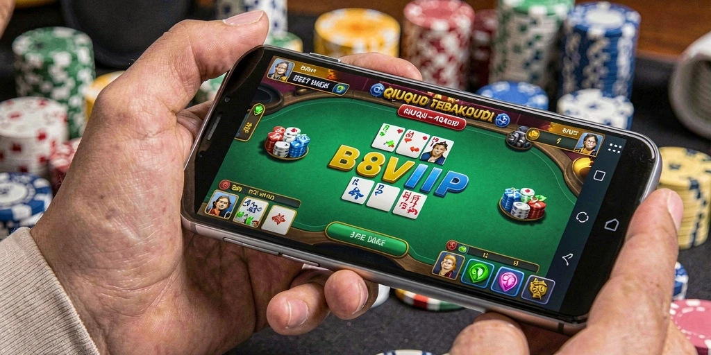 Tampilan gameplay seru B8VIP saat permainan QiuQiu berlangsung.