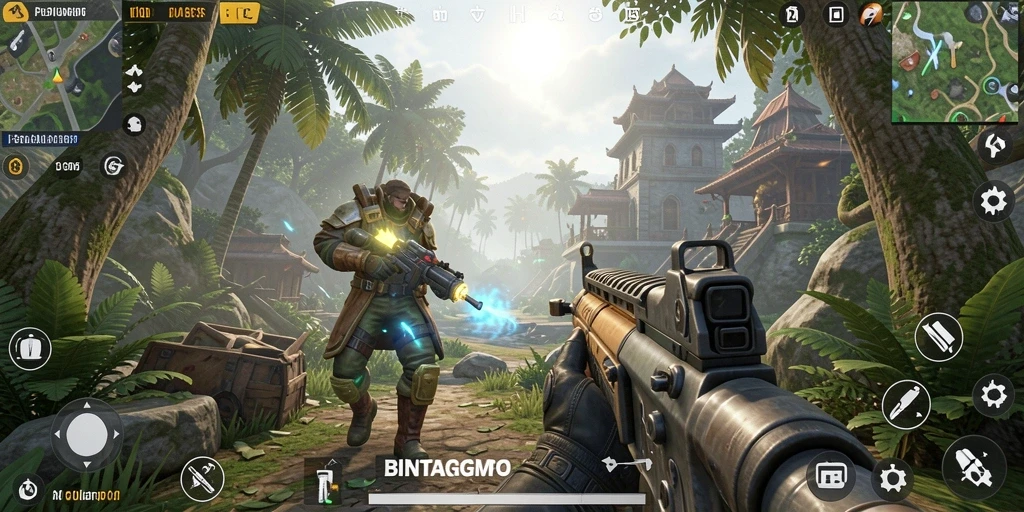 Gameplay penuh aksi BINTANGMPO dengan pertempuran intens dan grafis menakjubkan.