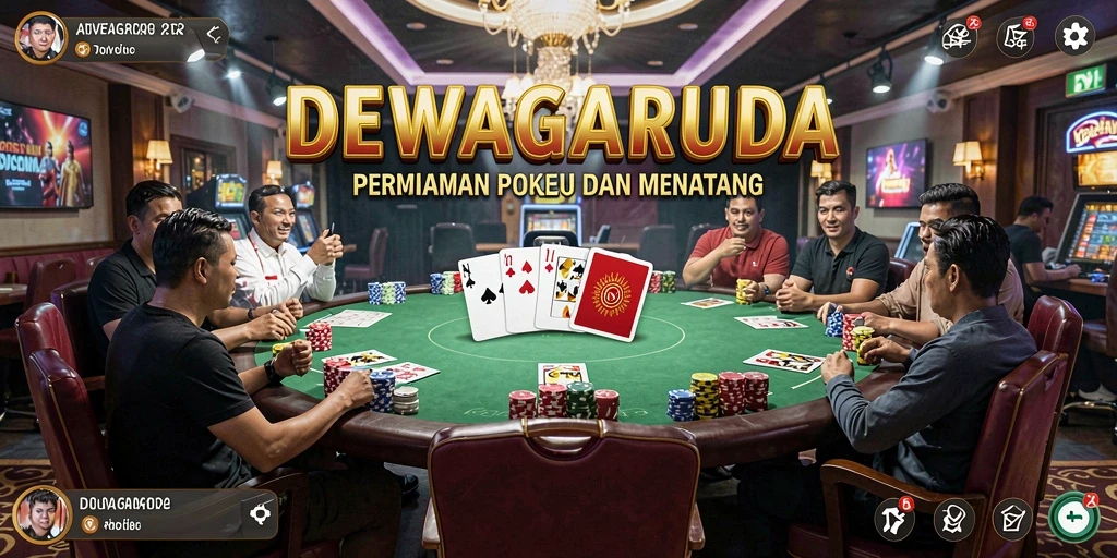 Tampilan gameplay DEWAGARUDA yang mendebarkan dan penuh strategi.