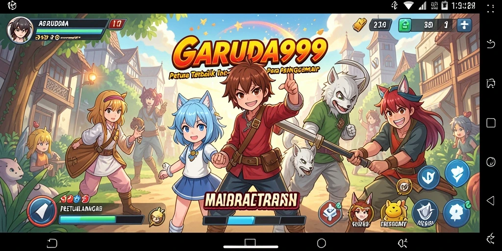 Screenshot menampilkan aksi seru dalam gameplay GARUDA999.