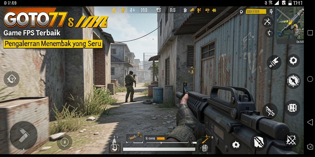 Screenshot GOTO77 menampilkan aksi mendebarkan dalam gameplay FPS.