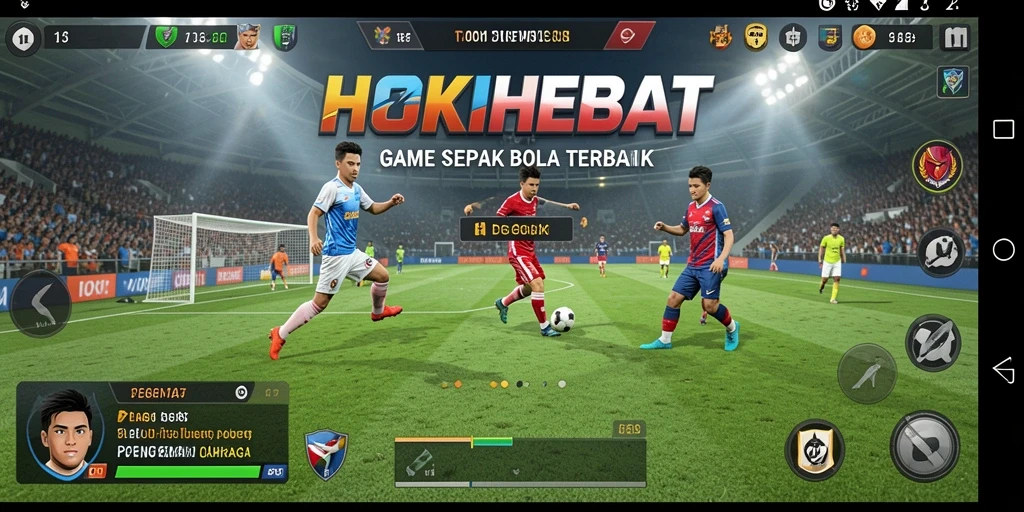 Tampilan gameplay HOKIHEBAT yang mengesankan di lapangan.