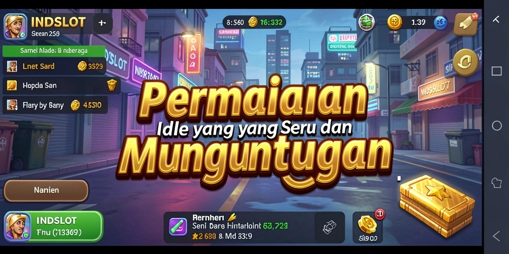Tampilan gameplay seru dalam INDSLOT dengan mesin slot yang menarik.