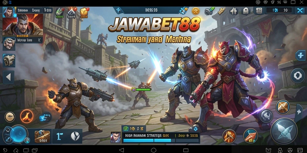 Screenshot JAWABET88 menampilkan aksi pertempuran strategis yang mendebarkan.