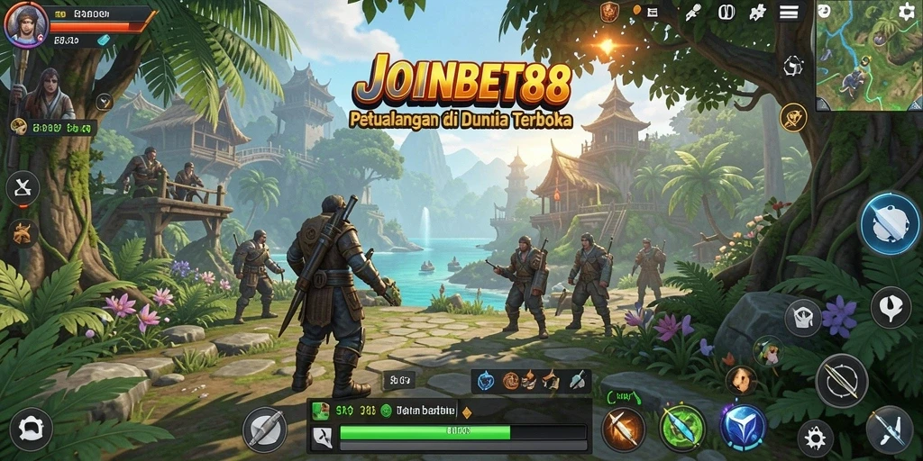 Tampilan gameplay menarik dari JOINBET88 di dunia terbuka.