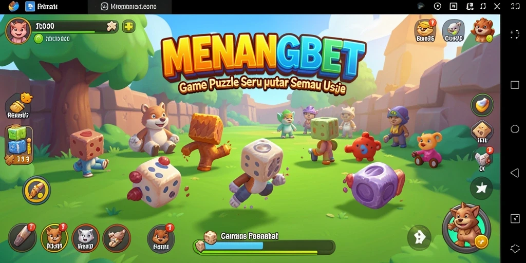 Screenshot gameplay MENANGBET menampilkan teka-teki yang menantang dan menarik.