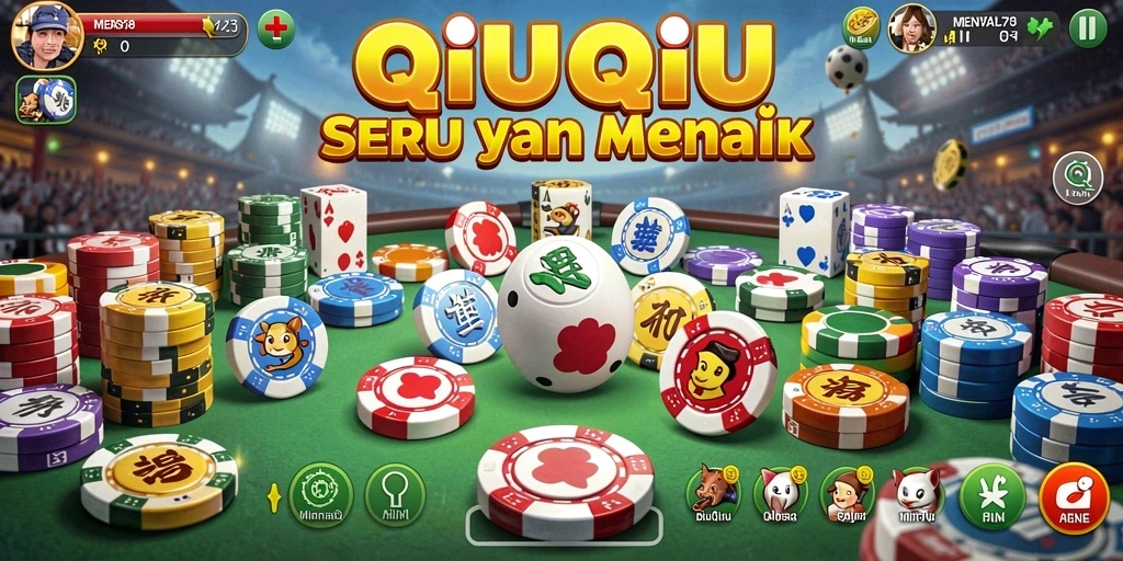 Gameplay seru QiuQiu di MENYALA78 yang menghibur.
