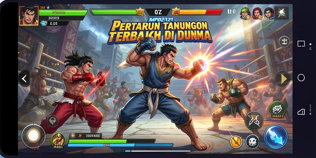Tampilan menarik dalam pertarungan seru MPO2121.