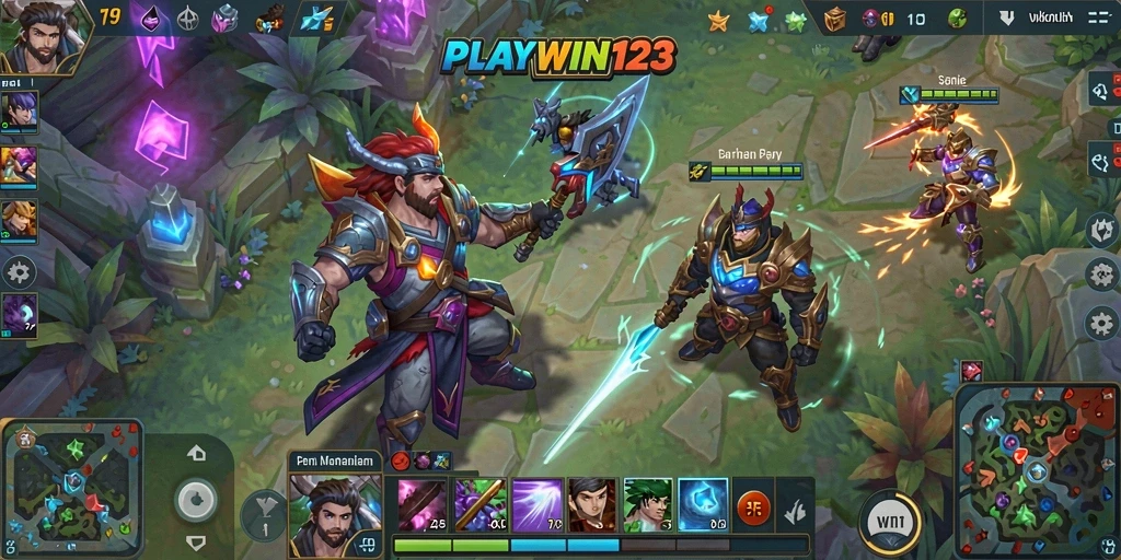 Tangkapan layar gameplay PLAYWIN123 yang seru dan mendebarkan.