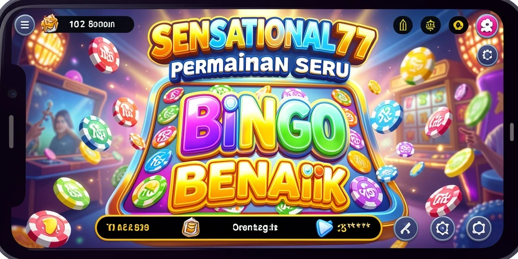 Tampilan gameplay menarik dalam aplikasi Bingo SENSATIONAL77.