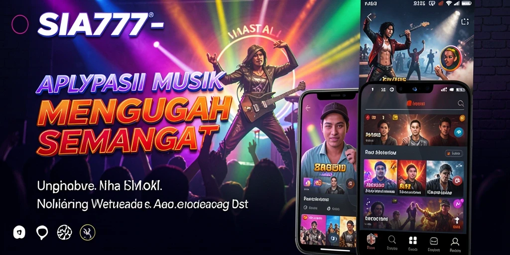 Tampilan gameplay SIA777 menampilkan pengguna yang berinteraksi dengan alat musik virtual.