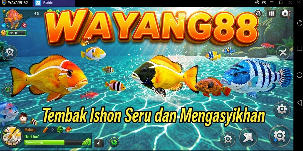 Gambaran menarik dari gameplay Tembak Ikan yang seru dan menyenangkan.