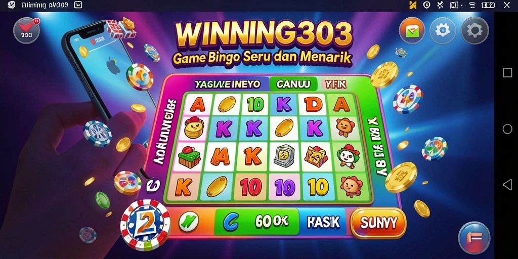 Tampilan menarik gameplay Bingo di WINNING303.